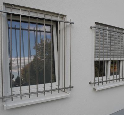 Fenstergitter aus Edelstahl